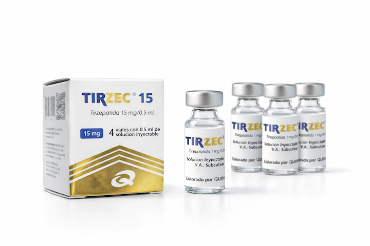 Tirzec 15mg - 4 ampolas