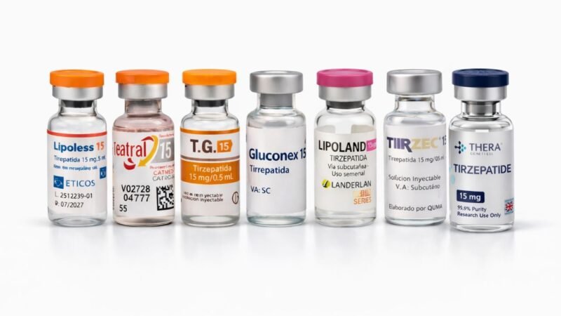 Kit Degusta 7 (1 TG, 1 Lipoless, 1 Tirzedral, 1 Gluconex, 1 Lipoland, 1 Tirzec, 1 Thera)