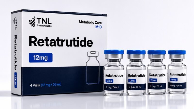 Retatrutide TNL 12mg – 4 Ampolas (48mg Totais)